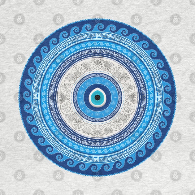 Greek Mati Mataki - Matiasma Evil Eye ornament by Nartissima